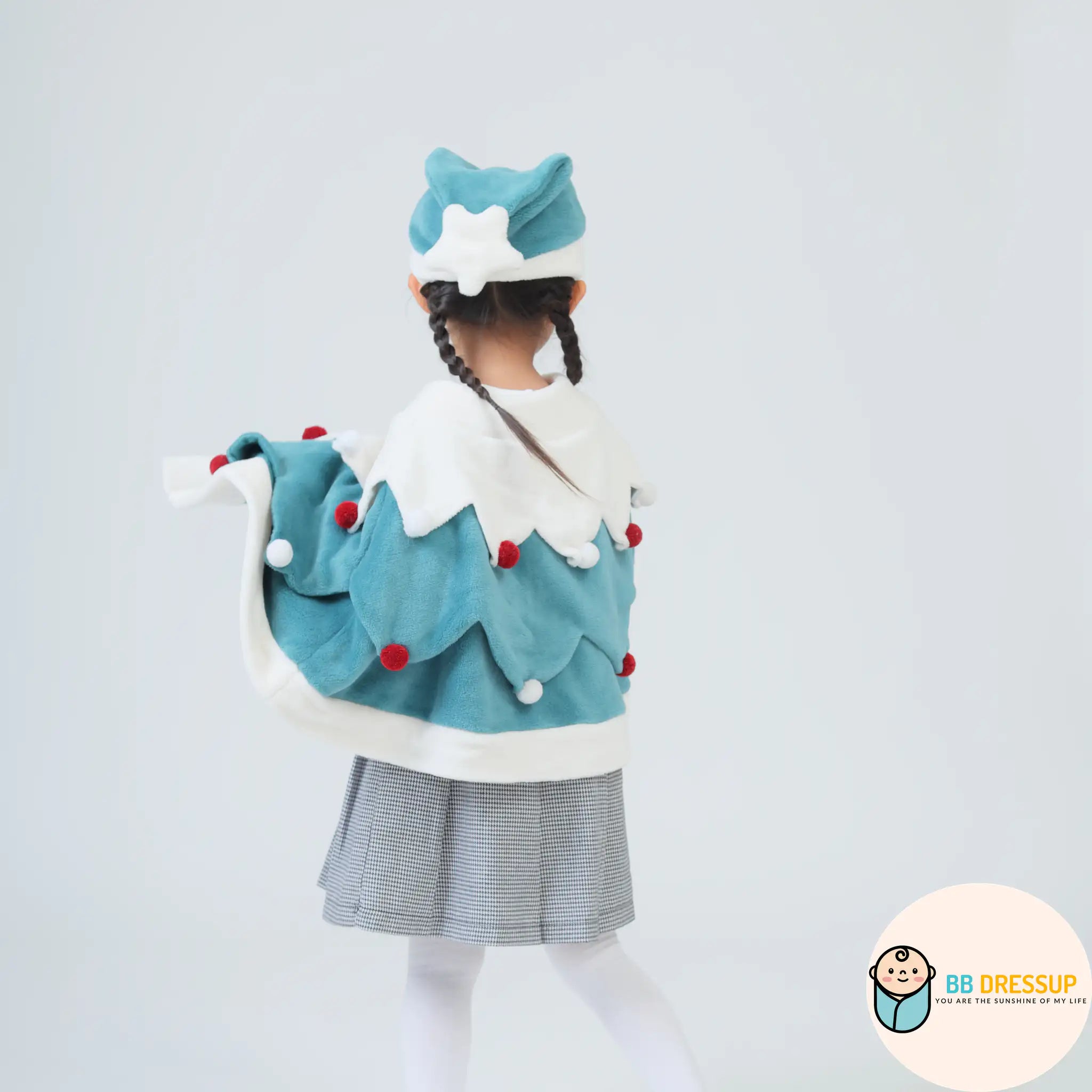 [現貨] 日本直送Aenak 嬰兒聖誕樹造型披肩 (80-110cm) - BB Dressup