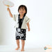 [現貨] 日本直送 Aenak 嬰兒黑色日本祭和服浴衣BB衫套裝 (80-95cm) - BB Dressup