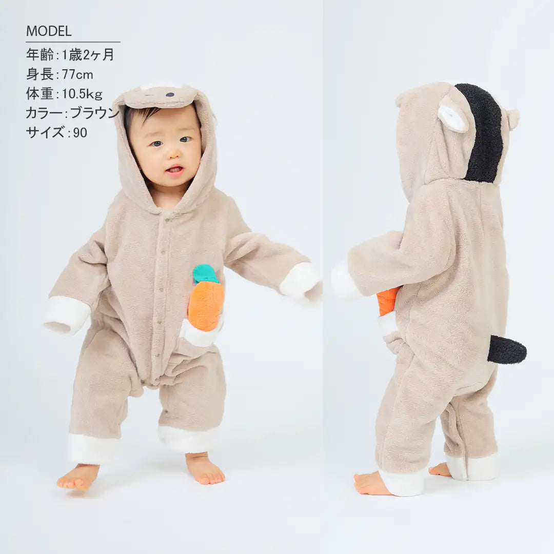 [現貨] 日本直送Aenak 初生嬰兒馬仔造型連身衣 (60-90cm) - BB Dressup