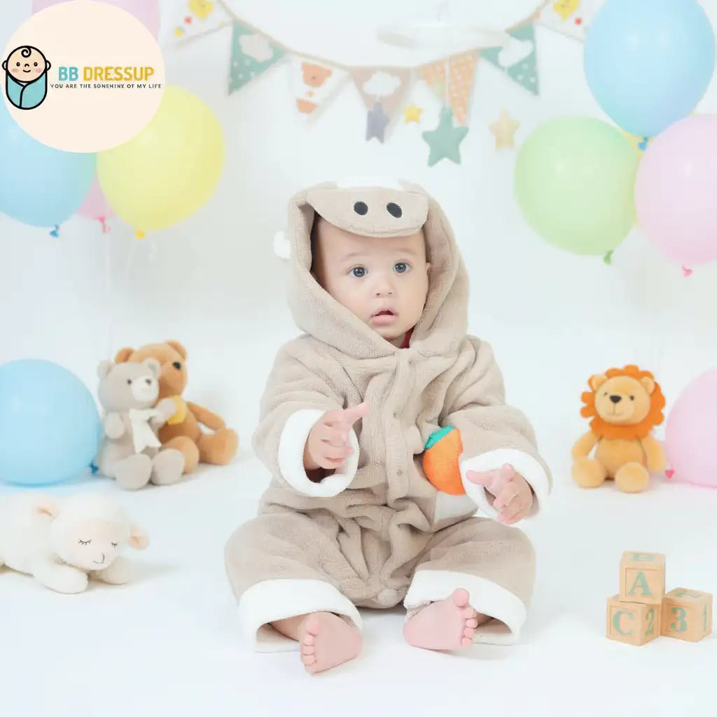 [現貨] 日本直送Aenak 初生嬰兒馬仔造型連身衣 (60-90cm) - BB Dressup