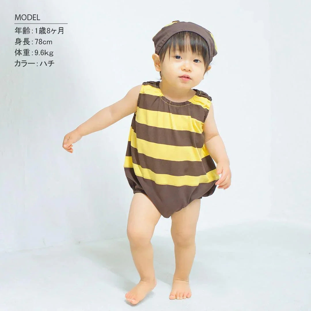 [現貨] 日本直送 Aenak 初生嬰兒蜜蜂連身衣/包屁衣 - BB Dressup