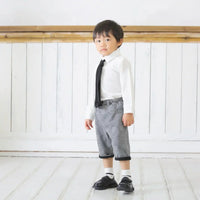 [現貨] 日本直送 Aenak 男童裝 灰色七分長西褲 (80-110cm) - BB Dressup