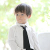 [現貨] 日本直送 Aenak 男童裝 白色長袖領呔恤衫 - BB Dressup