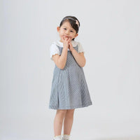 [現貨] 日本直送 Aenak 女童裝白色全棉短袖恤衫 (80-90cm) - BB Dressup