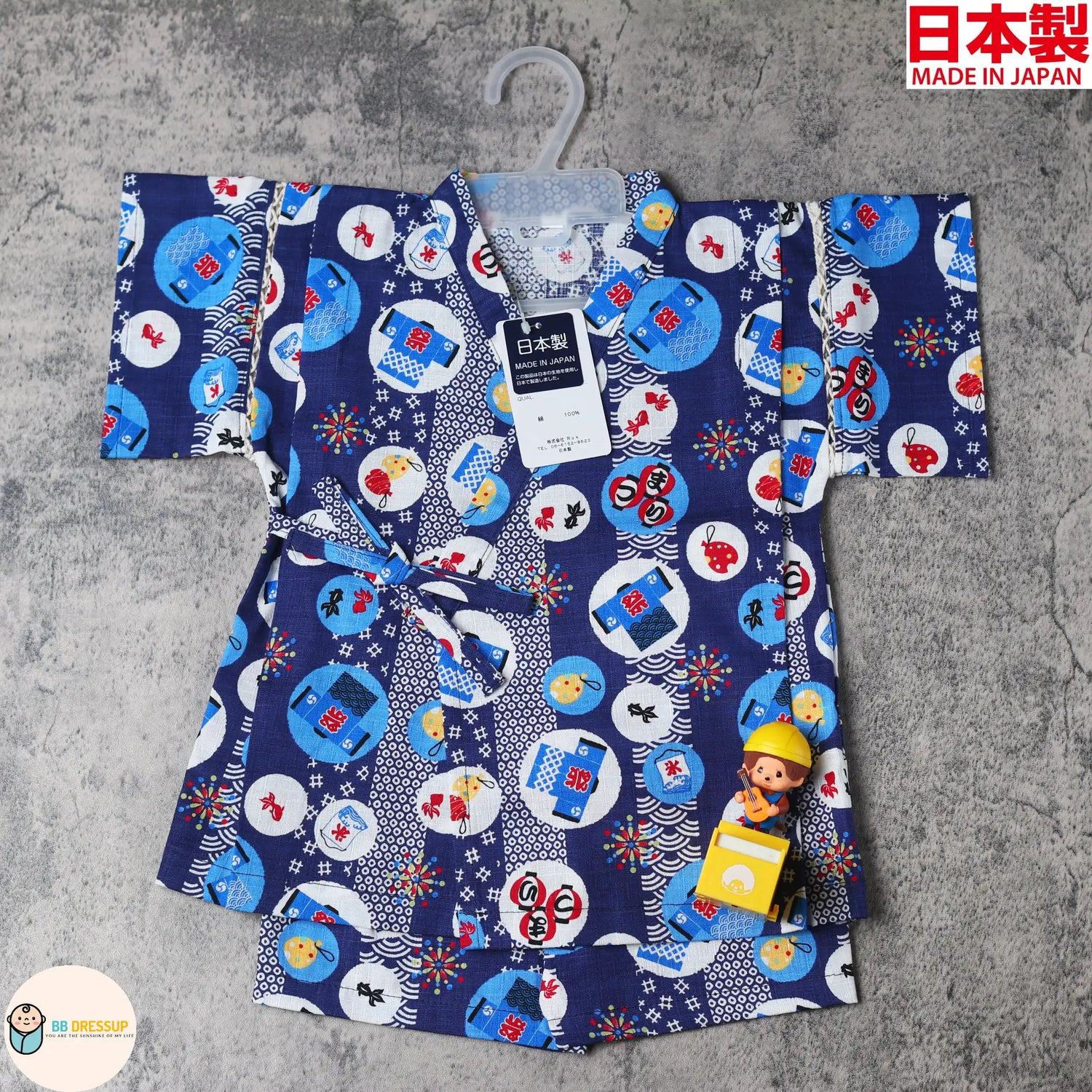 BB Dressup日本製(make in japan)初生嬰兒BB衫, 日本和服浴衣/防踢睡袋/嬰兒被/嬰兒帽