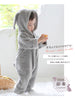 日本直送 Aenak 初生嬰兒 灰色兔仔造型長袖連身衣 - BB Dressup