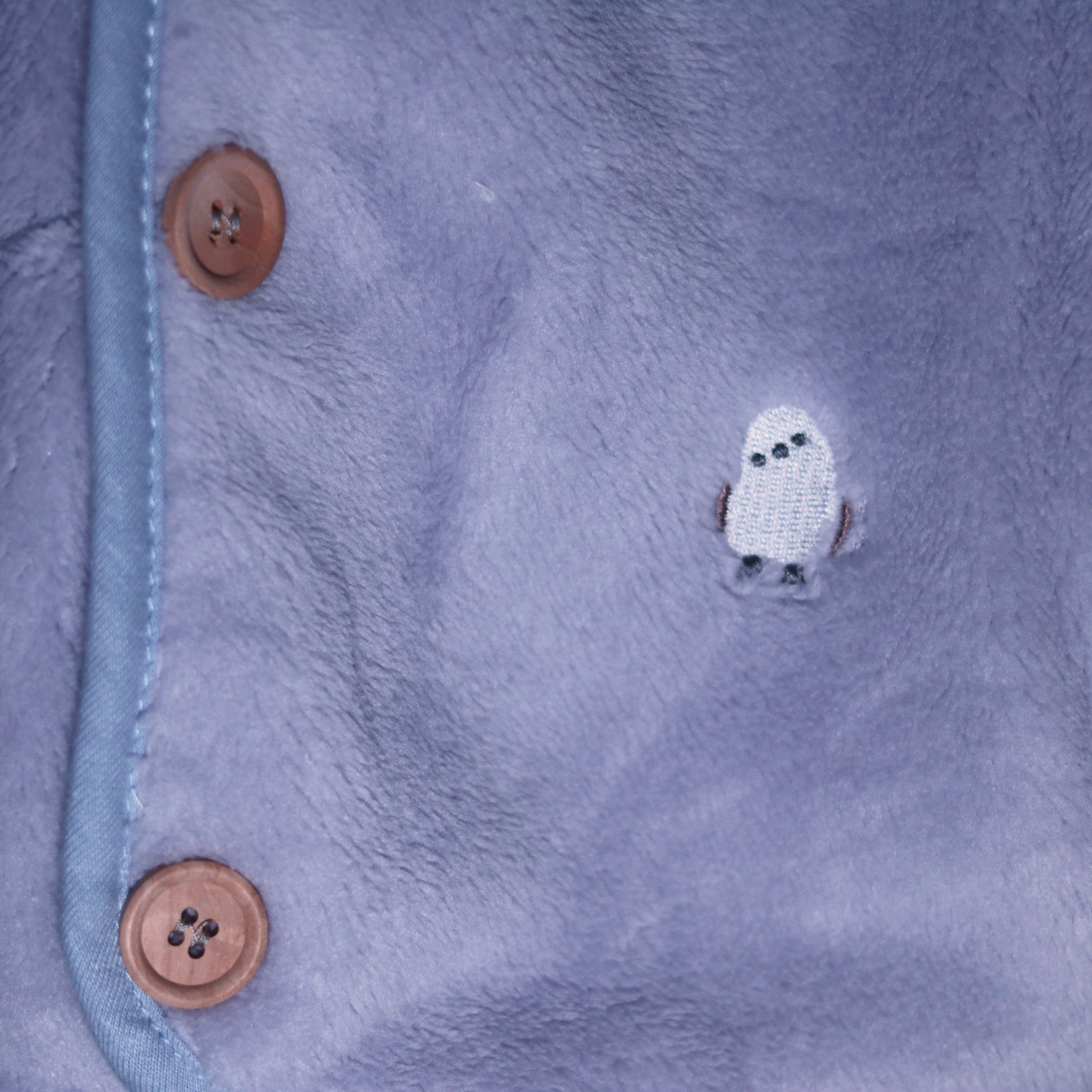 [現貨] 日本直送 アシスト 幼童粉藍色長尾山雀居家外套 (80-100cm) - BB Dressup