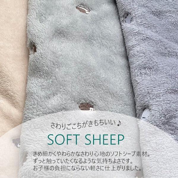 [現貨] 日本直送 アシスト 嬰兒綠色刺猬背心外套 (80cm) - BB Dressup