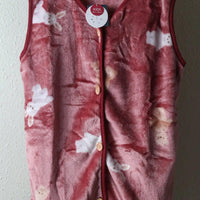 [現貨] 日本直送 アシスト 幼童粉紅色熊仔法蘭絨背心外套 (100-130cm) - BB Dressup