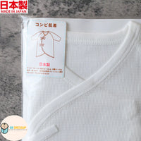 100% 純棉嬰兒連身衣日本製產品圖。