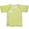 [預購] 日本製岩下株式會社嬰兒短袖網布居家服 (純白/綠色兩件裝) - BB Dressup