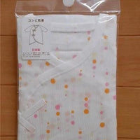 [現貨] 日本製岩下株式會社初生嬰兒全棉粉紅㘣點連身衣/蝴蝶衣 - BB Dressup