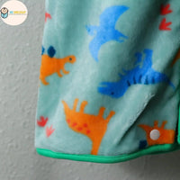 [現貨] 日本直送東商店 嬰兒綠色恐龍MF抓絨短袖睡衣/居家服 (90-120cm) - BB Dressup