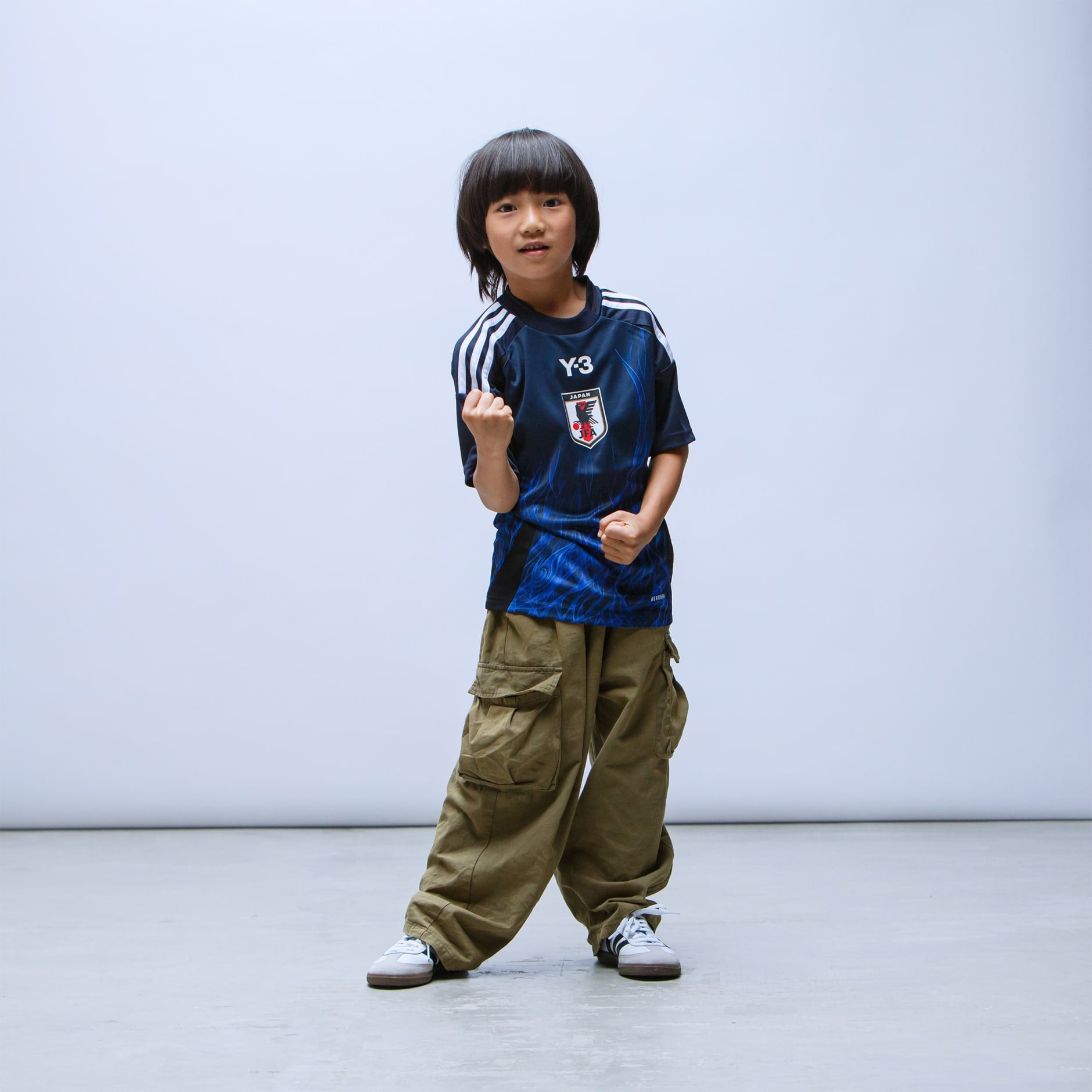 [現貨] 特別企劃 Ball3Man 2024 日本主場Y-3童裝波衫/球衣 (128-152cm) - BB Dressup