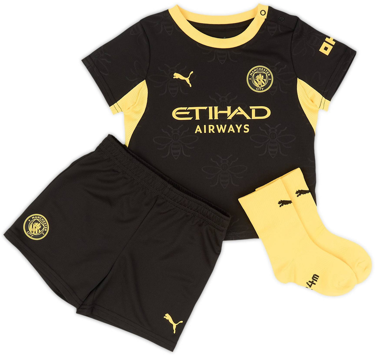26/27 曼城客場嬰兒波衫/球衣套裝 FULLKIT (衫褲襪)