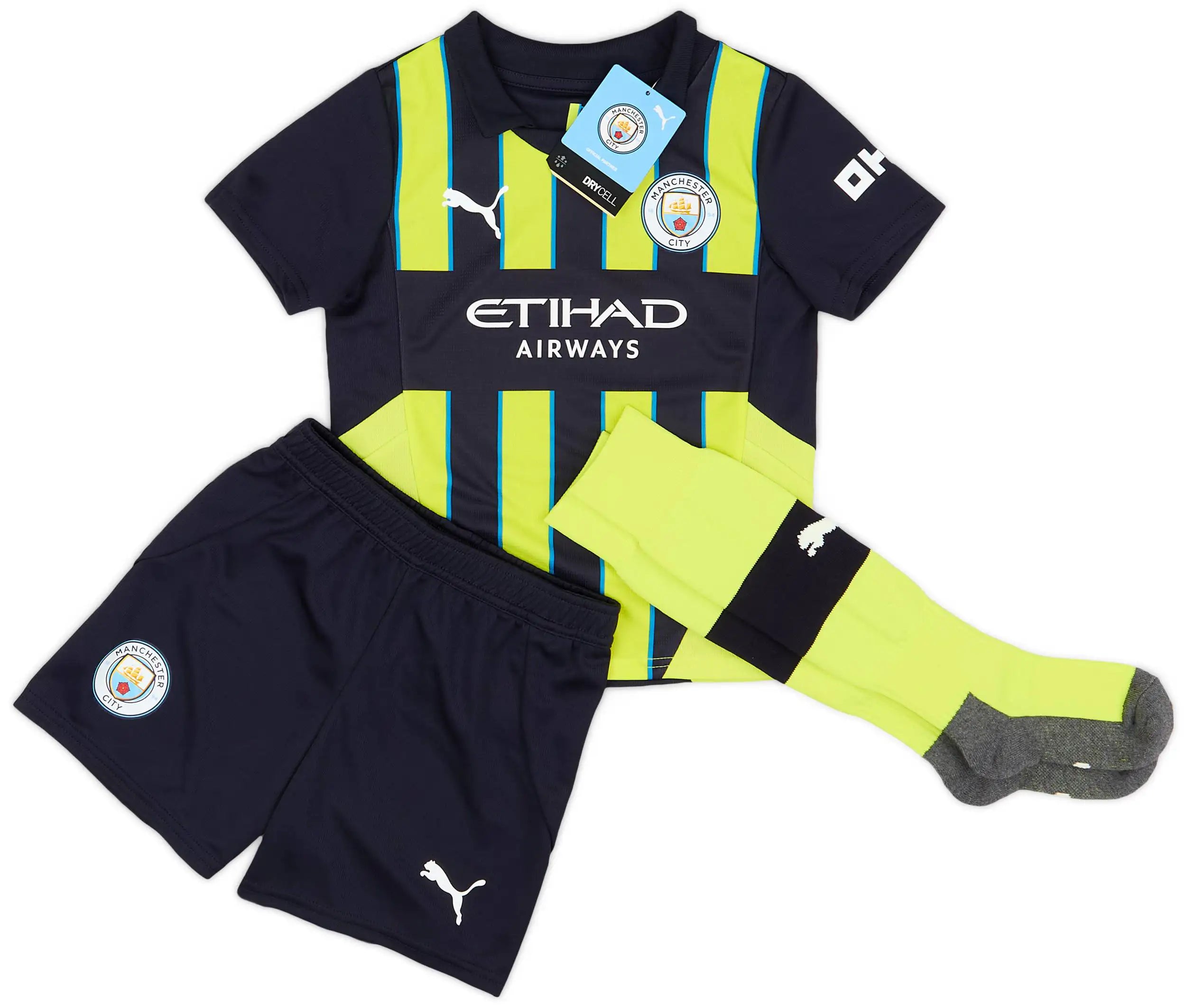 [預購] 特別企劃 Ball3Man24/25 曼城客場童裝波衫/球衣套裝 FULLKIT (衫褲襪) - BB Dressup