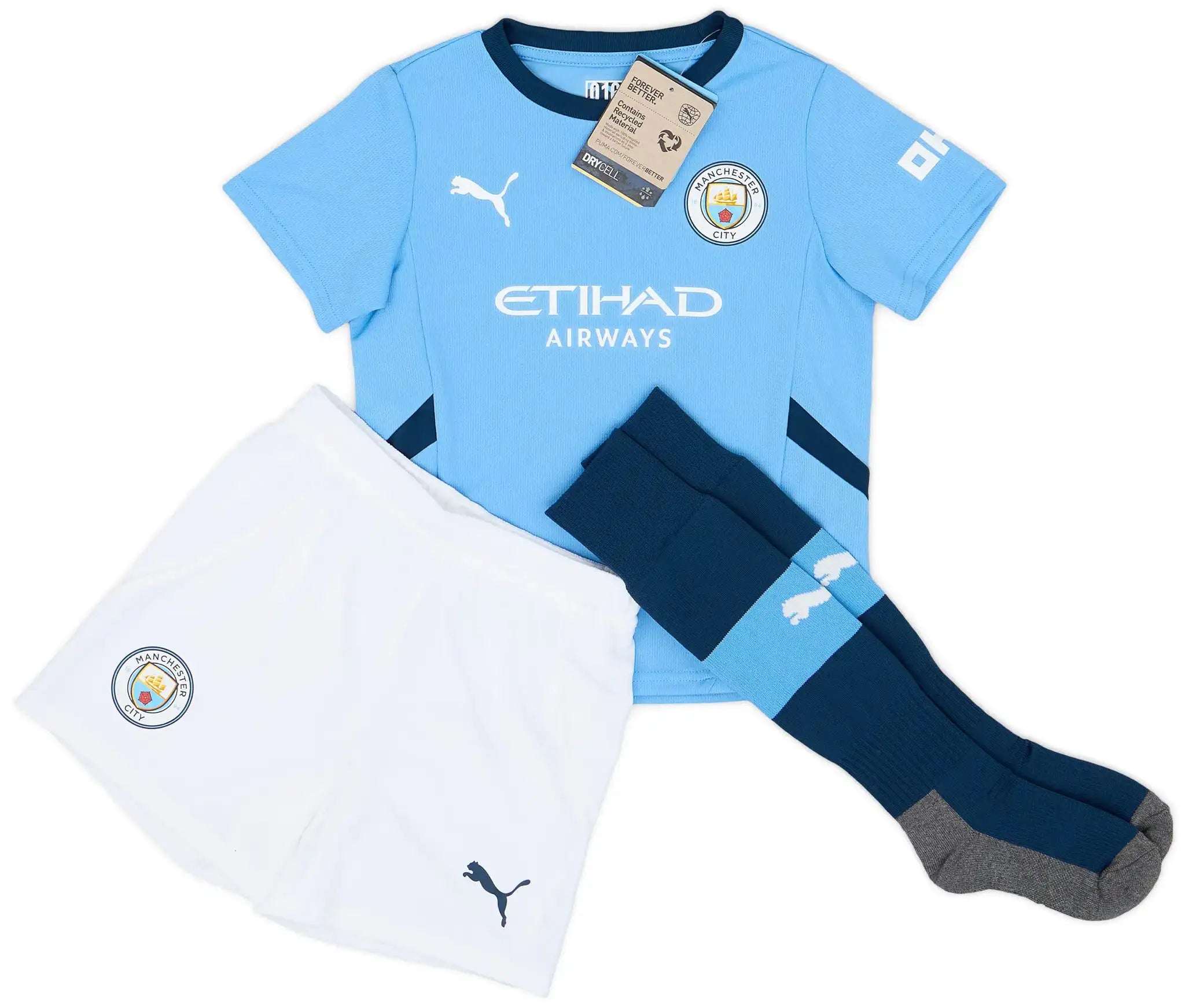 [預購] 特別企劃 Ball3Man24/25 曼城主場童裝波衫/球衣套裝 FULLKIT (衫褲襪) - BB Dressup
