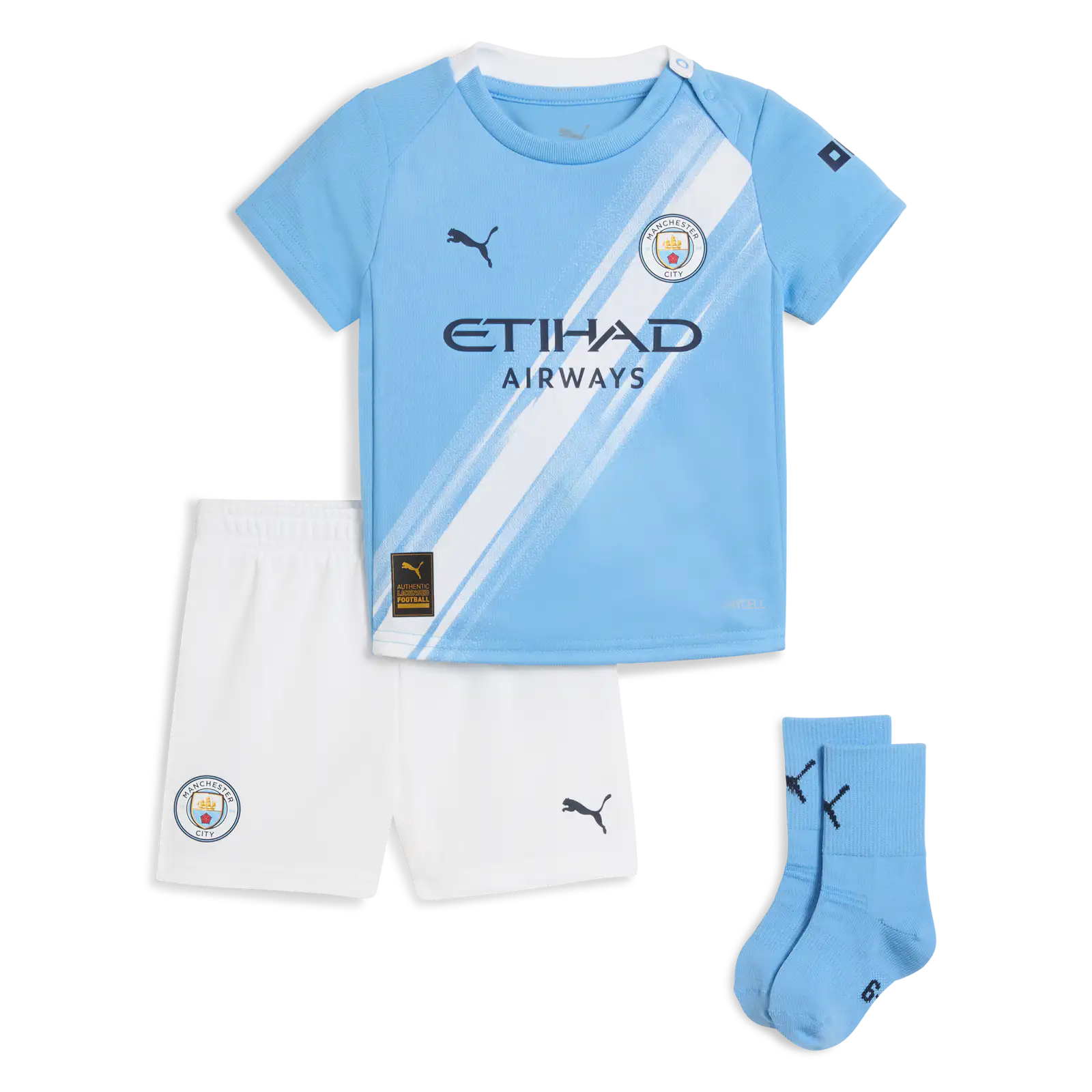 [預購] 特別企劃 Ball3Man25/26 曼城主場嬰兒波衫/球衣套裝 FULLKIT (衫褲襪) - BB Dressup