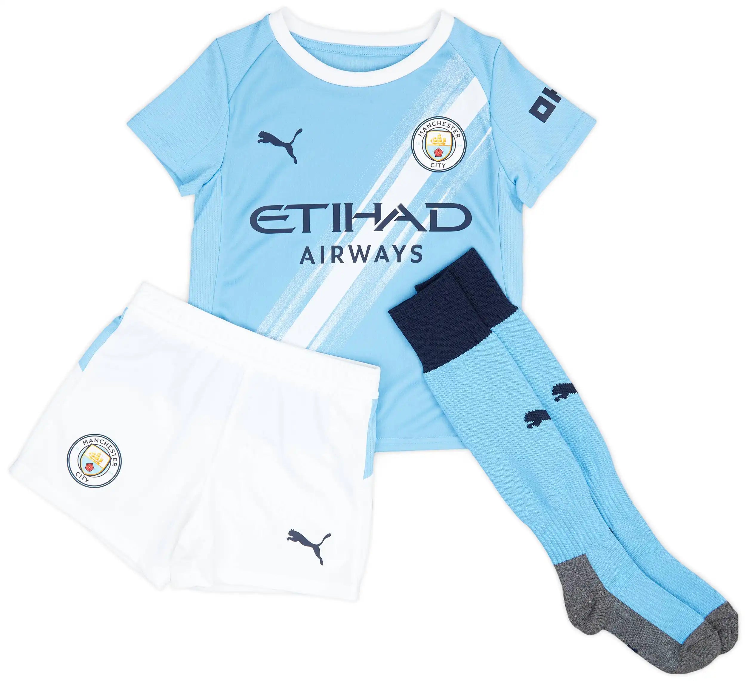 [預購] 特別企劃 Ball3Man25/26 曼城主場童裝波衫/球衣套裝 FULLKIT (衫褲襪) - BB Dressup