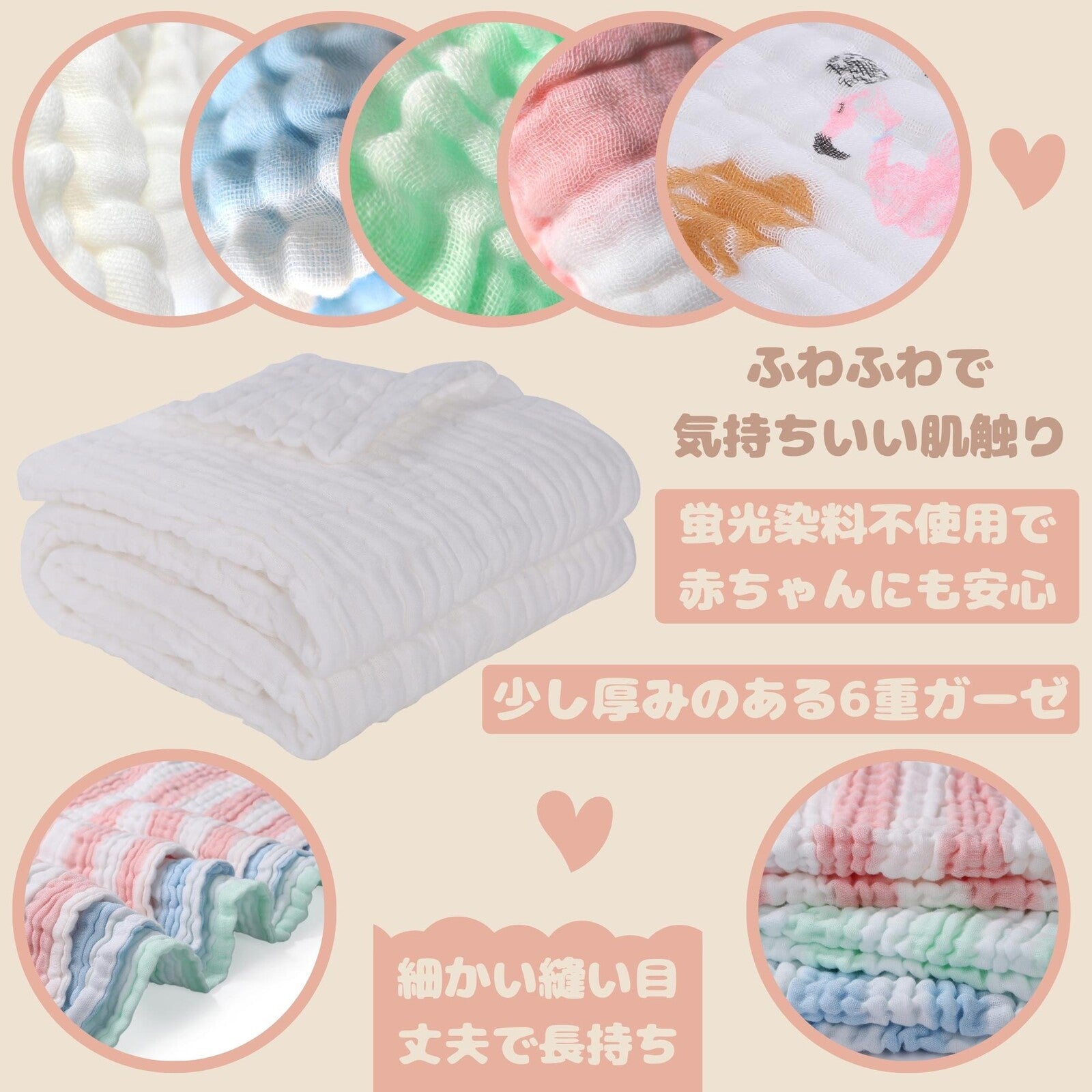 [現貨] 日本直送 Berpy 粉藍色純棉6層紗布嬰幼兒被 - BB Dressup