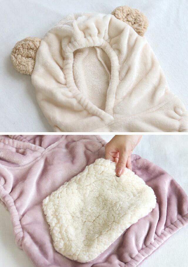 [現貨] 日本直送Bisque 嬰兒米色法蘭絨背心外套 (2-5歲） - BB Dressup