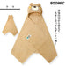 [現貨] 日本直送 Chil2 嬰兒100%全棉熊仔頭有帽浴巾/包巾 - BB Dressup