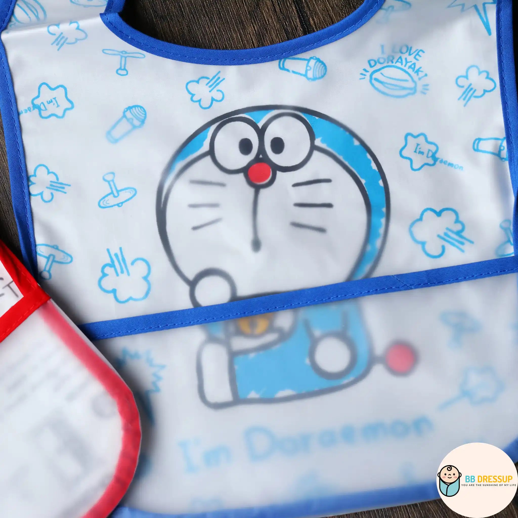 [現貨] 日本直送 Chuckle Baby 多啦A夢Doraemon 嬰兒口水肩 (兩件裝) - BB Dressup