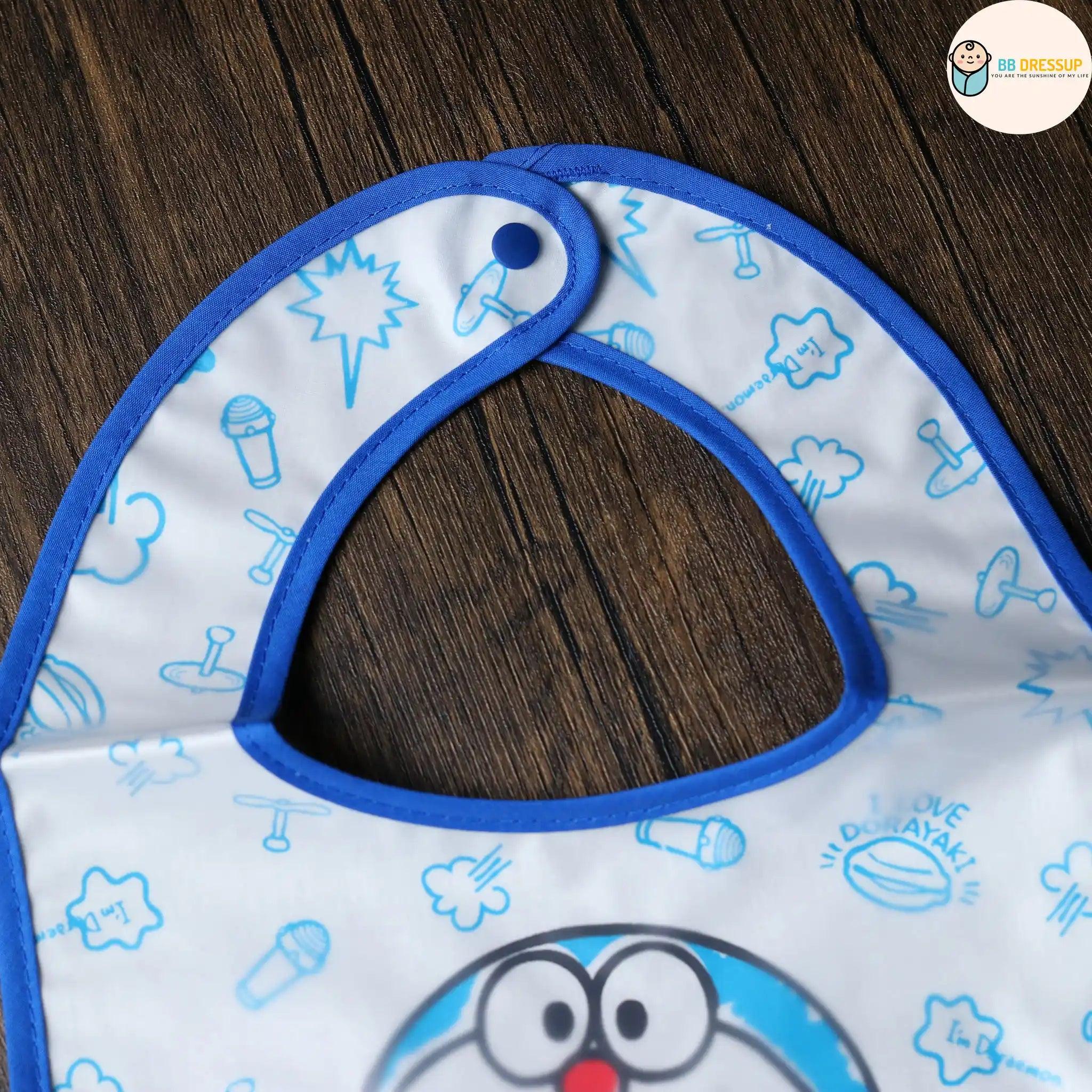 [現貨] 日本直送 Chuckle Baby 多啦A夢Doraemon 嬰兒口水肩 (兩件裝) - BB Dressup