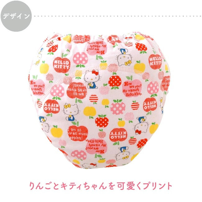 [現貨] 日本直送Chuckle Baby Hello Kitty 幼童吸水訓練褲 3件裝 (4層吸水層)  90-100cm
