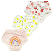 [現貨] 日本直送Chuckle Baby三層嬰兒學習褲B款 (3件裝) 90cm - BB Dressup