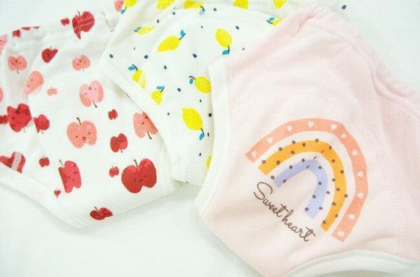 [現貨] 日本直送Chuckle Baby三層嬰兒學習褲B款 (3件裝) 90cm - BB Dressup