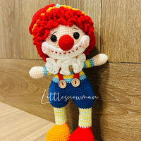[預購] 香港製造 Littlesnowman Handmade 鈎織小丑公仔 - BB Dressup