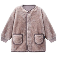 [現貨] 日本直送Combi Mini嬰兒粉紅色長絨毛外套 (90-120cm) - BB Dressup