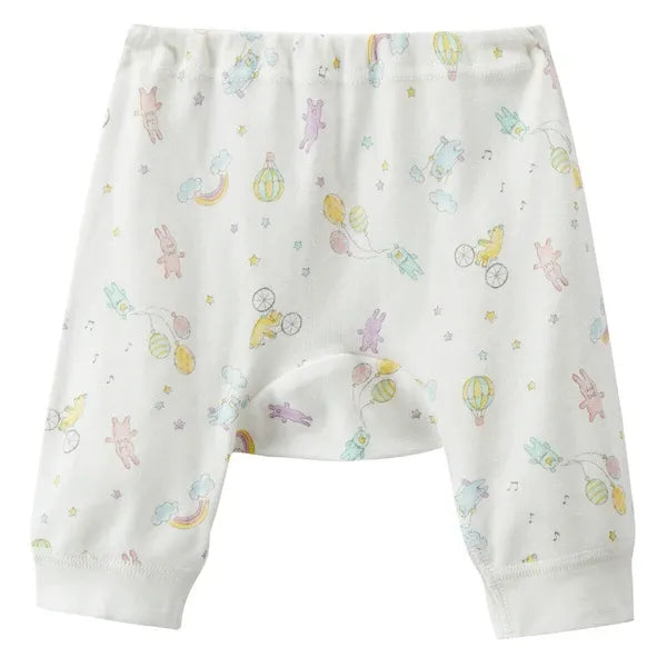 [現貨] 日本直送Combi Mini初生嬰兒100%動物氣球短款內衣緊身褲套裝 - BB Dressup