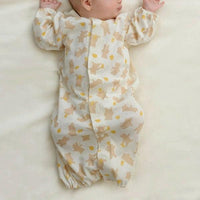 [現貨] 日本直送Combi Mini初生嬰兒100%全棉熊仔連身衣 (50-70cm) - BB Dressup