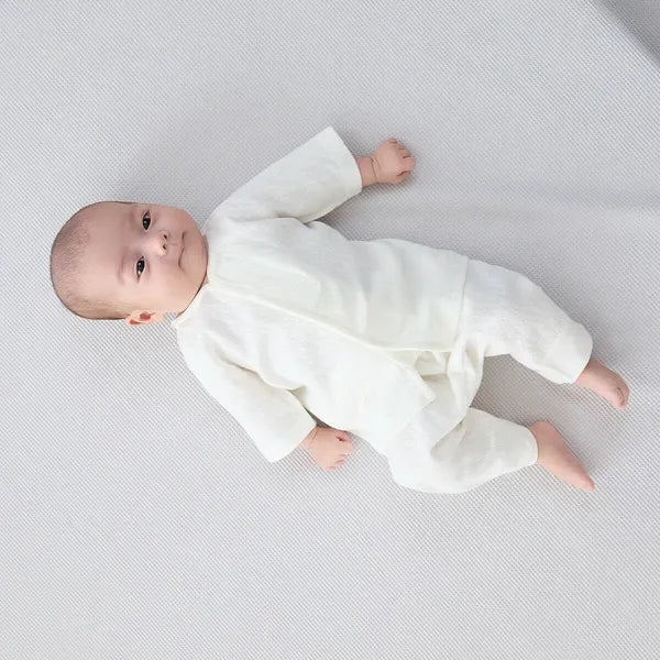 [現貨] 日本直送Combi Mini初生嬰兒針織兩層保暖內衣 (二件裝) - BB Dressup