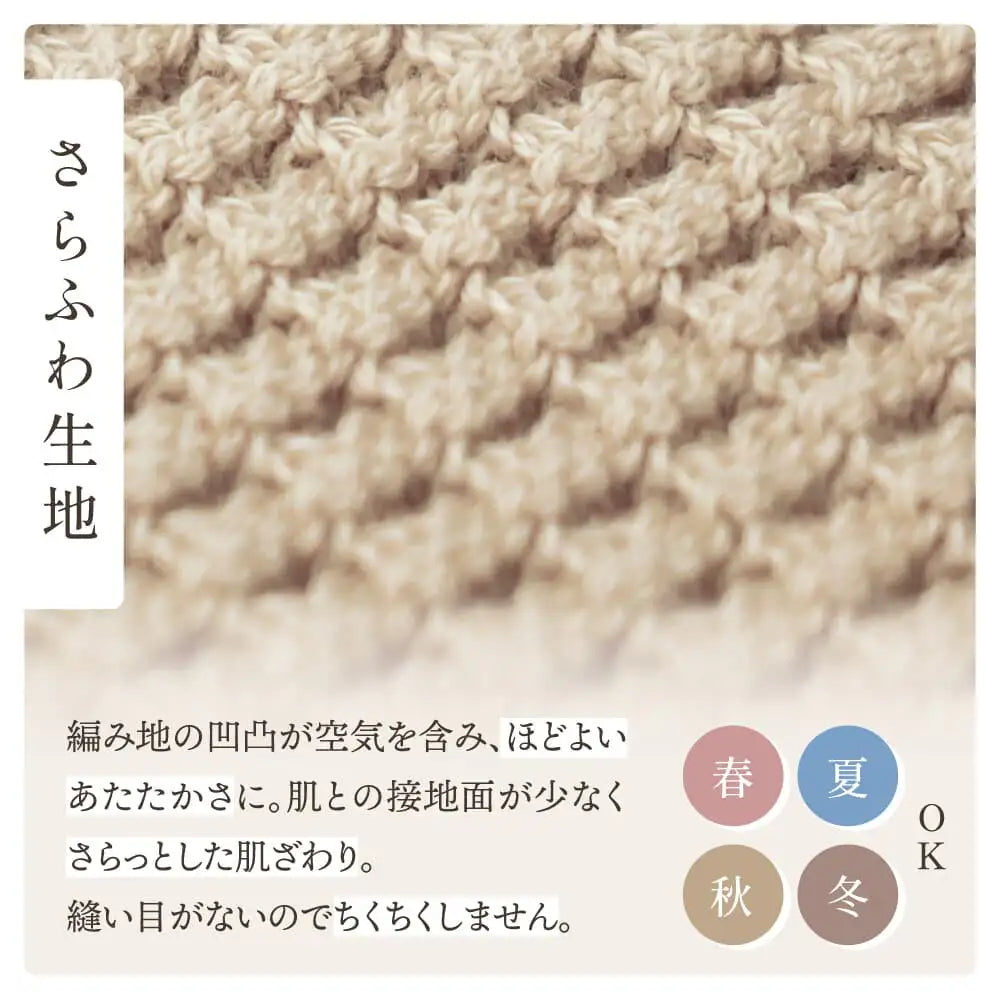 [現貨] 日本製 itofumi 炭灰色威化格有機棉針織暖腿套 - BB Dressup