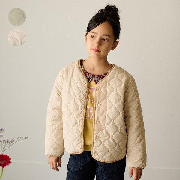 [現貨] 日本直送丸高衣料 童裝白色夾棉毛毛外套 (120-130cm) - BB Dressup