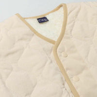 [現貨] 日本直送丸高衣料 童裝白色夾棉毛毛外套 (120-130cm) - BB Dressup