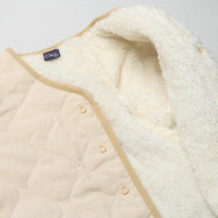 [現貨] 日本直送丸高衣料 童裝白色夾棉毛毛外套 (120-130cm) - BB Dressup