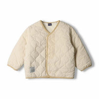 [現貨] 日本直送丸高衣料 童裝白色夾棉毛毛外套 (120-130cm) - BB Dressup