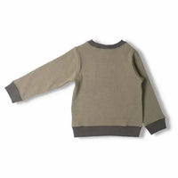 [現貨] 日本直送丸高衣料 童裝小熊刺繡超保暖拉絨長絨毛內襯衞衣 (90-110cm) - BB Dressup