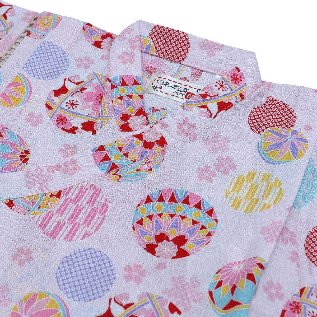 [現貨] 日本直送 東商店嬰兒粉紅色Shiro金魚日本和服浴衣包屁衣/連身衣 (70-80cm) - BB Dressup