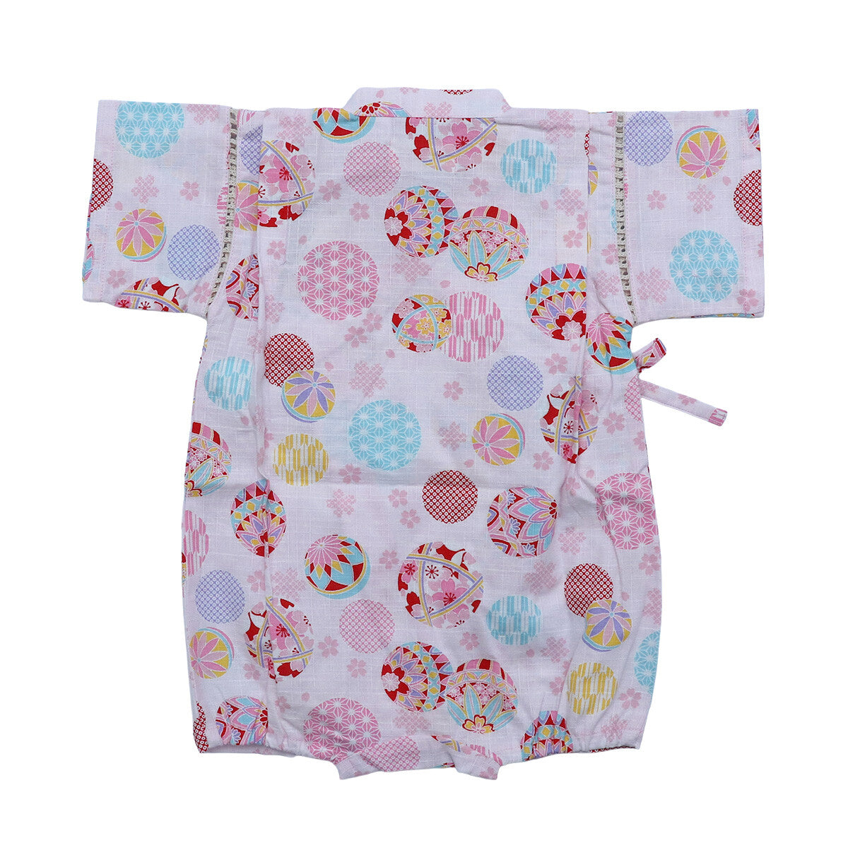 [現貨] 日本直送 東商店嬰兒粉紅色Shiro金魚日本和服浴衣包屁衣/連身衣 (70-80cm) - BB Dressup