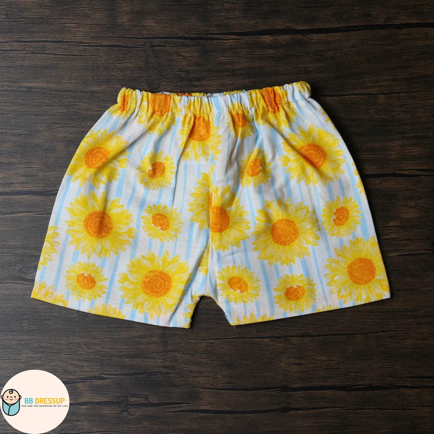 [現貨] 日本直送 東商店童裝白色太陽花日本和服浴衣BB衫套裝 (90-95cm) - BB Dressup
