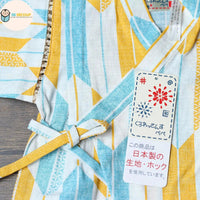 [現貨] 日本直送 東商店嬰兒黃色箭頭日本和服浴衣包屁衣/連身衣 - BB Dressup