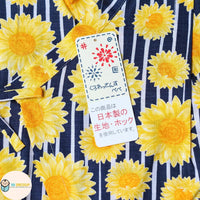 [現貨] 日本直送 東商店嬰兒深藍色太陽花日本和服浴衣包屁衣/連身衣 - BB Dressup