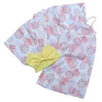 [現貨] 日本直送 東商店女煙花2 Way日本和服浴衣套裝 (110-130cm) - BB Dressup
