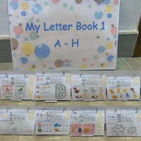 [預購] 香港製造Little Beans Busybook - My Letter Book 1 (A-H) (適合3-6歲幼兒) - BB Dressup