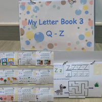 [預購] 香港製造Little Beans Busybook - My Letter Book 1 (A-H) (適合3-6歲幼兒) - BB Dressup